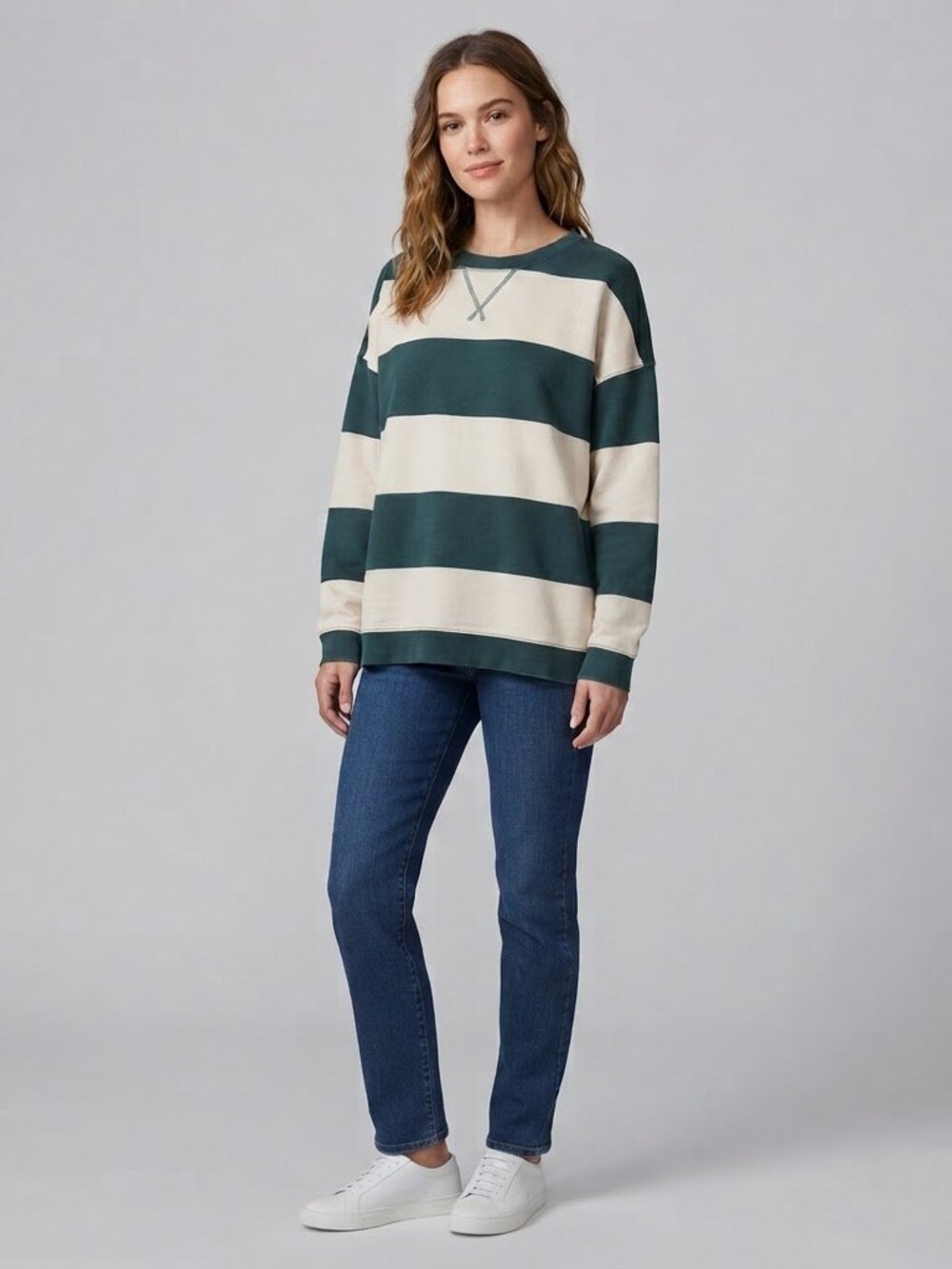 Sundry Striped Sweatshirt NWT